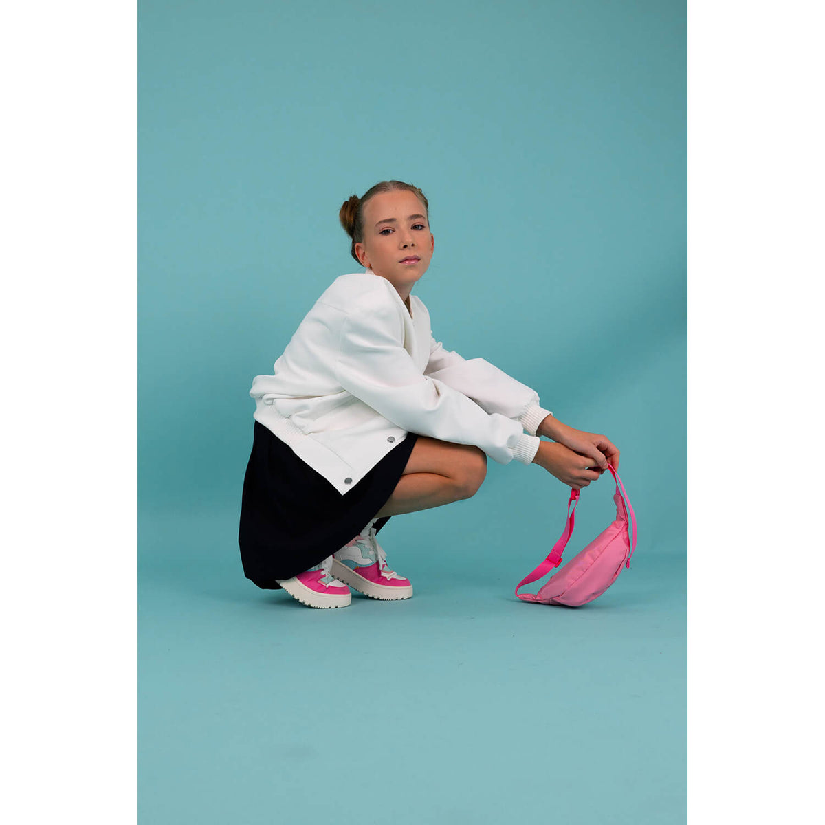 Wave Puder Rose Gürteltasche