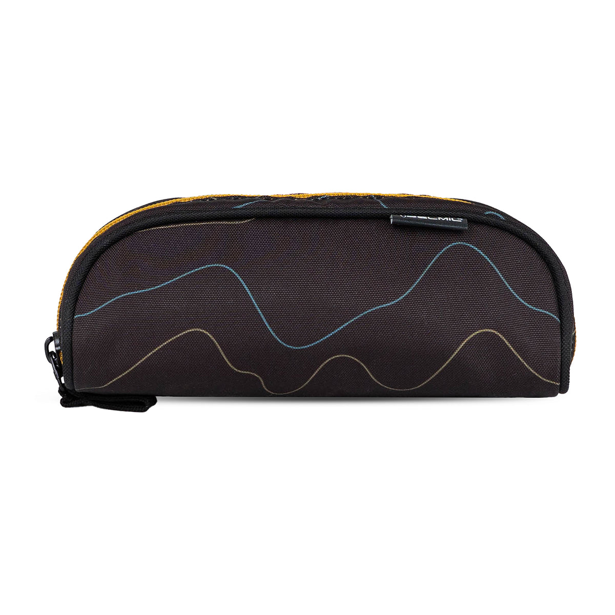 Ergonomic School Bag Set for Boys– Belmil Classy Roar Storm (4 pcs) with a round pencil case that complements the set.