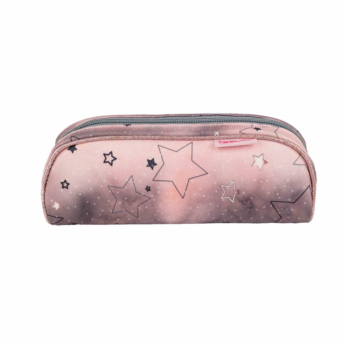 Two side pockets of the Ergonomic School Bag Set for Girls – Belmil Mini-Fit Rose Ballet (4 pcs), ideal for easy access.