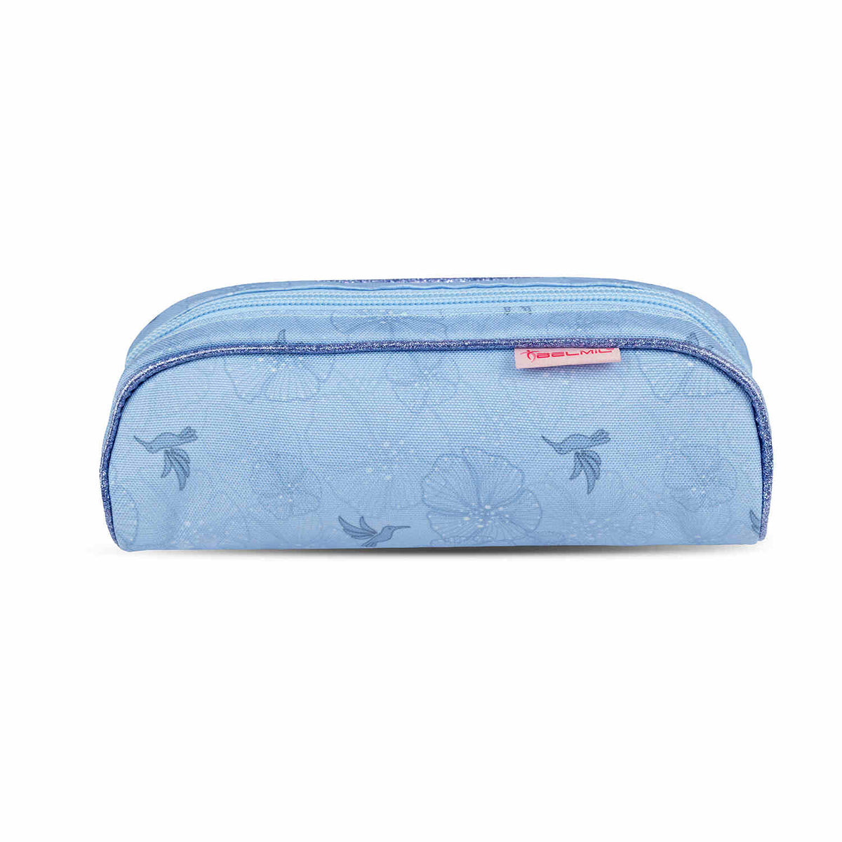 Playful design of the Ergonomic School Bag Set for Girls – Belmil Compact Tropical Hummingbird that kids love.