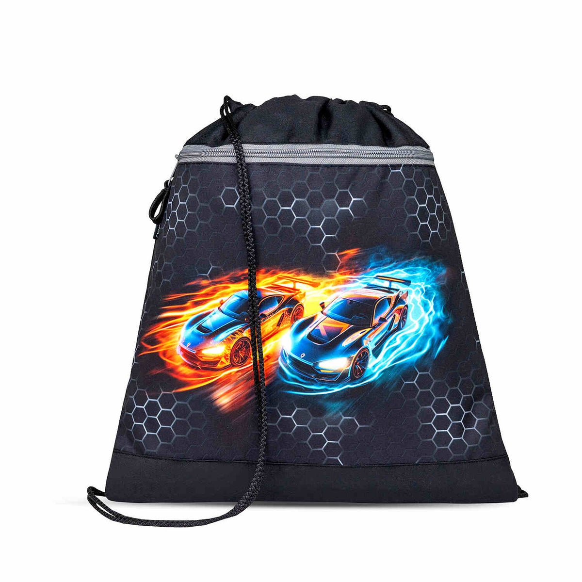 The Ergonomic School Bag Set for Boys – Belmil Classy Race it (5 pcs) made in Europe by a family-owned company, emphasizing quality and design.