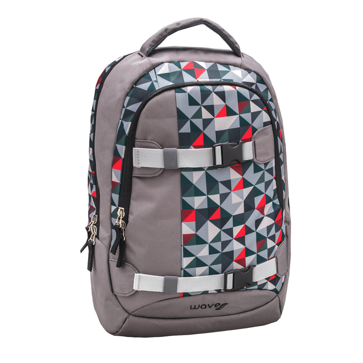 Air Sport Red Black Mosaic Schulrucksack