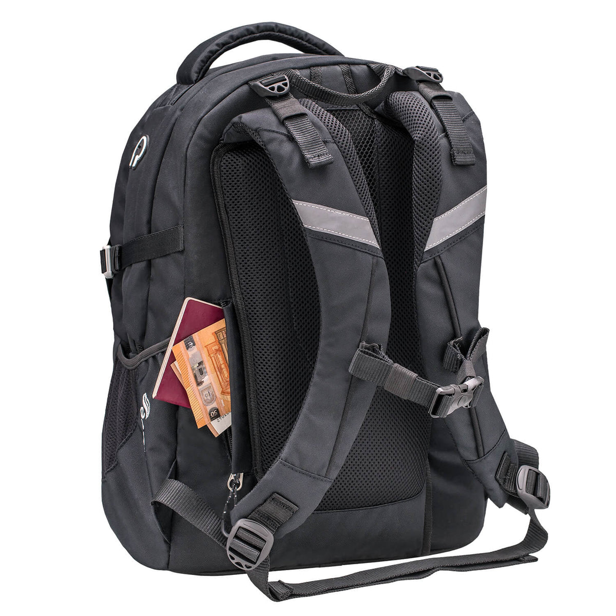 Wave Infinity Black Schulrucksack Set 2 tlg.