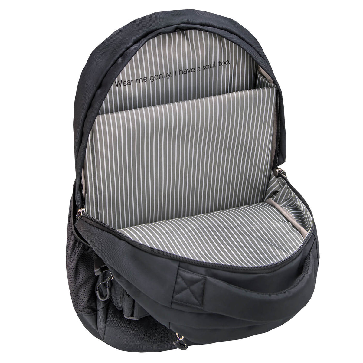Wave Infinity Black Schulrucksack Set 2 tlg.