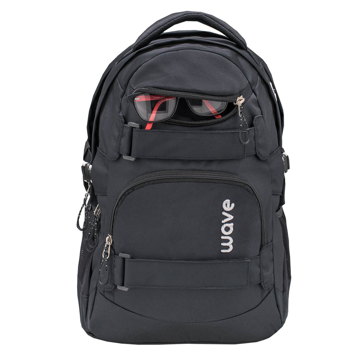 Wave Infinity Black Schulrucksack Set 2 tlg.