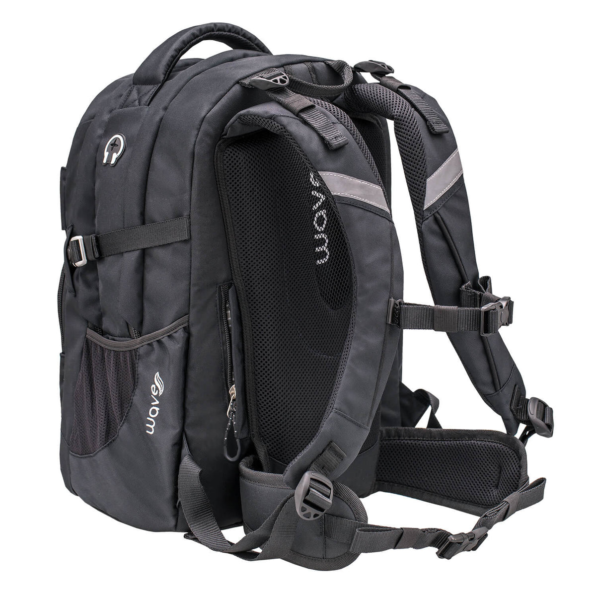 Wave Infinity Black Schulrucksack Set 2 tlg.