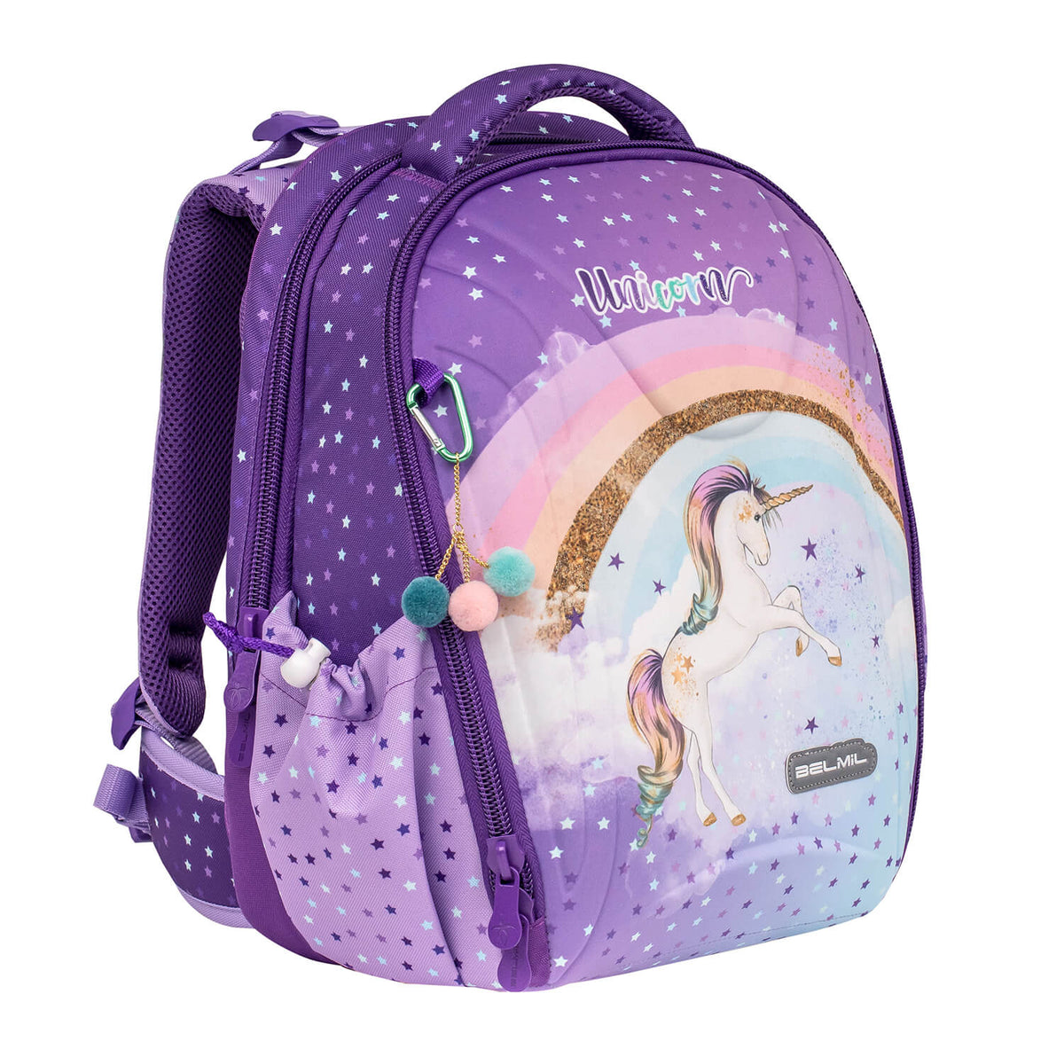 Sturdy Rainbow Unicorn 2 schoolbag