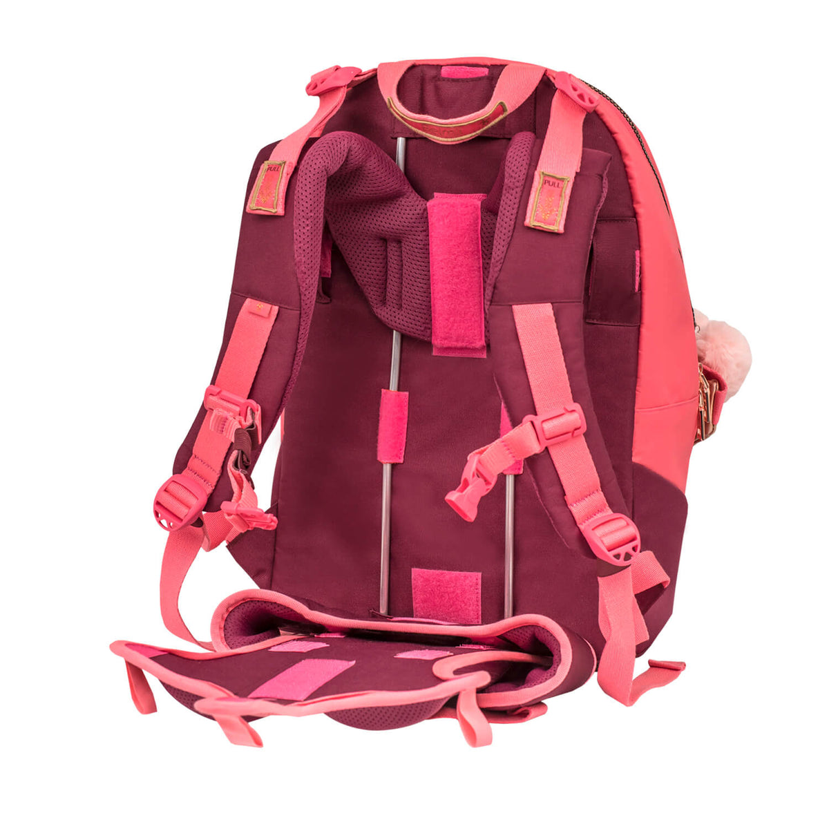Premium Backpack & Fanny Pack Coral Schulranzen 2tlg.