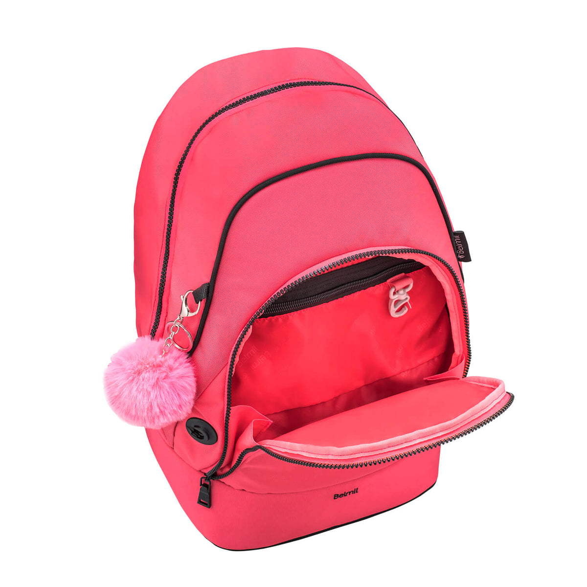 Premium Backpack & Fanny Pack Coral Paradise Schulranzen 2tlg.