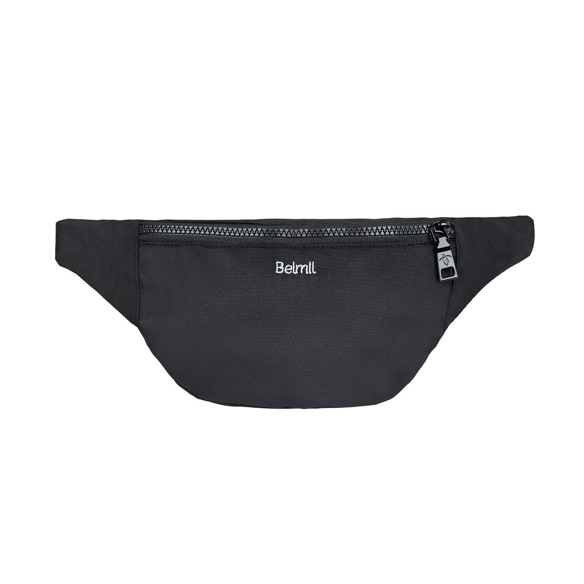 Premium Backpack & Fanny Pack Black Grey Schoolbag 2pcs.