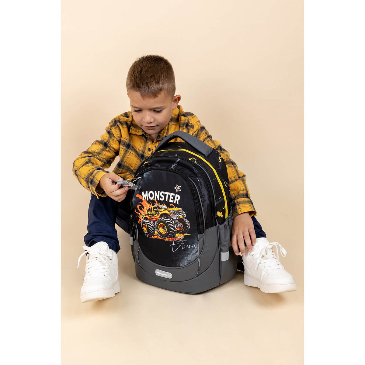 Leisure Plus Monster Truck Schulrucksack