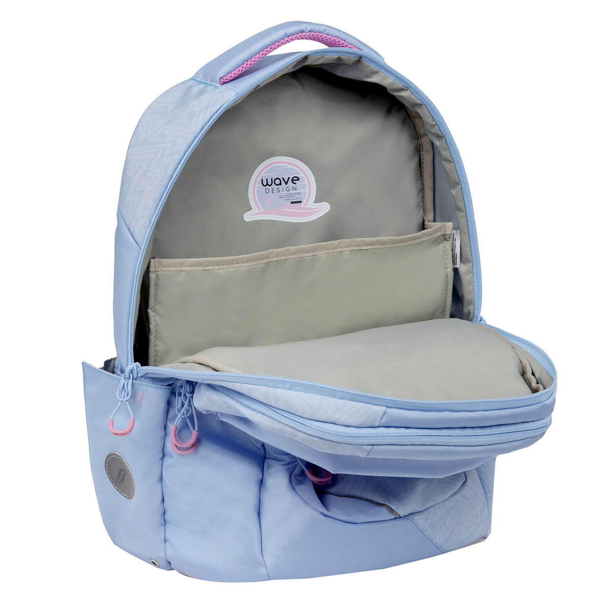 Wave Prime Waves Lavender school backpack
