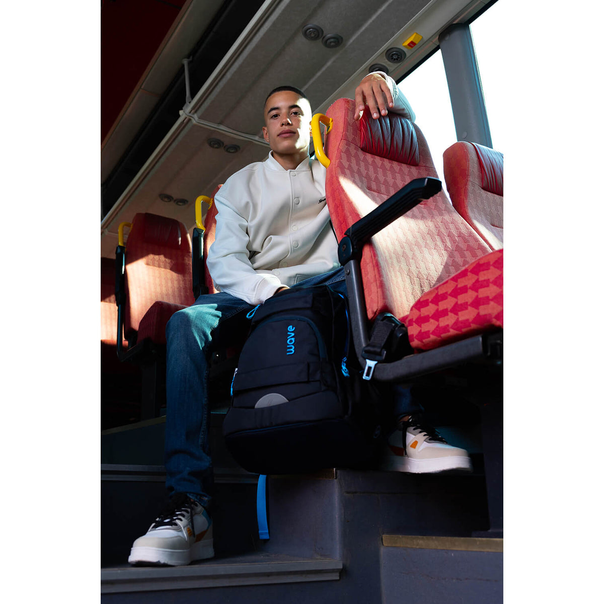 Wave Infinity Move Hazy Blue school backpack