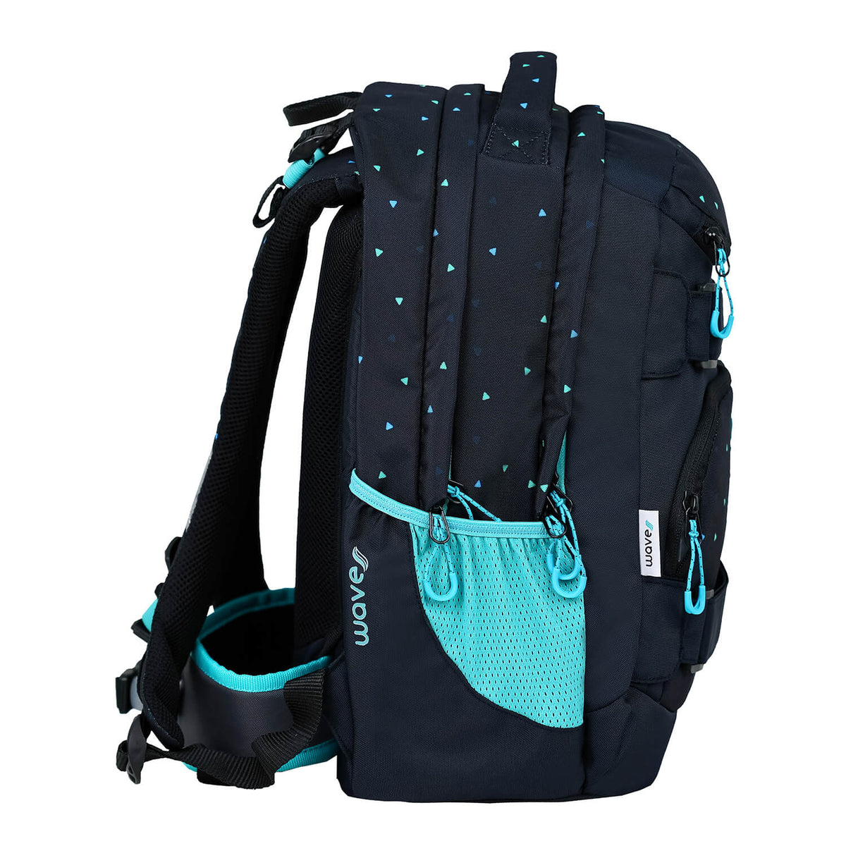 Wave Infinity Move Dots Aurora Schulrucksack