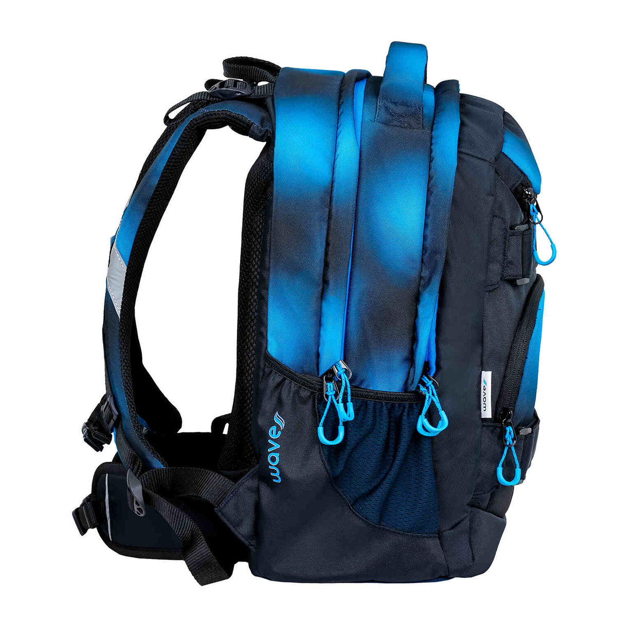 Wave Infinity Move Gradient Hazy Blue backpack Set 5 Pcs