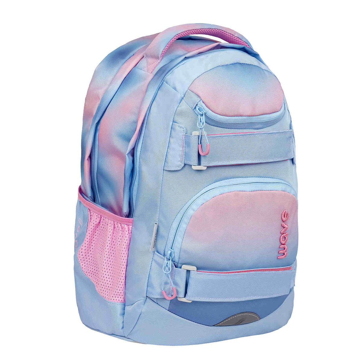 Wave Infinity Move Gradient Lavender backpack set 3 Pcs