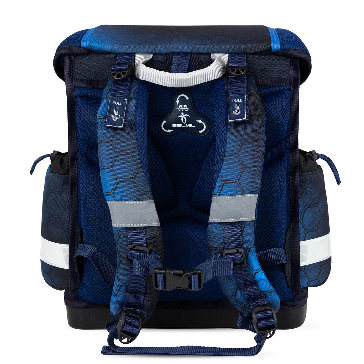 Stylish and practical Ergonomic School Bag Set for Boys– Belmil Classy Game On! (4 pcs) designed for first graders with a fun gaming aesthetic.