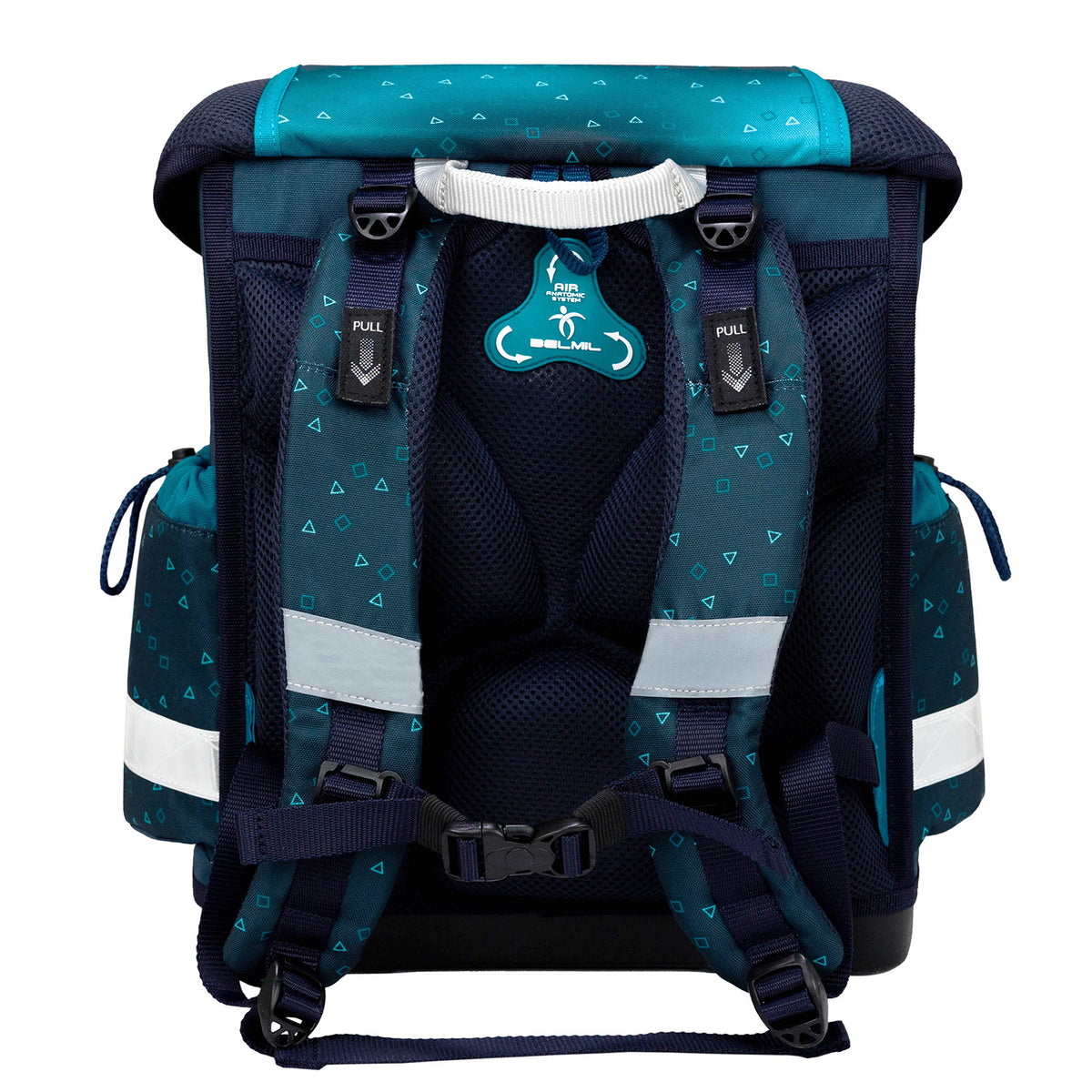 Stylish design of the Ergonomic School Bag Set for Boys– Belmil Classy Game Zone (4 pcs) featuring video game themes and bold graphics.