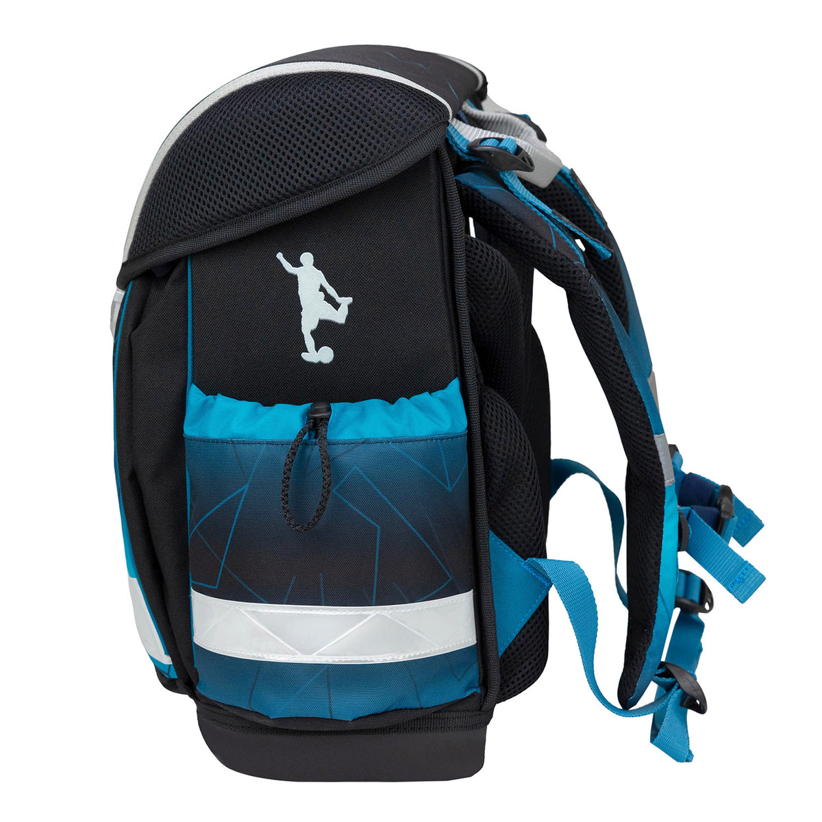 Ergonomisches Schulranzen-Set für Jungen – Belmil Classy Storm Goal (4-tlg.)