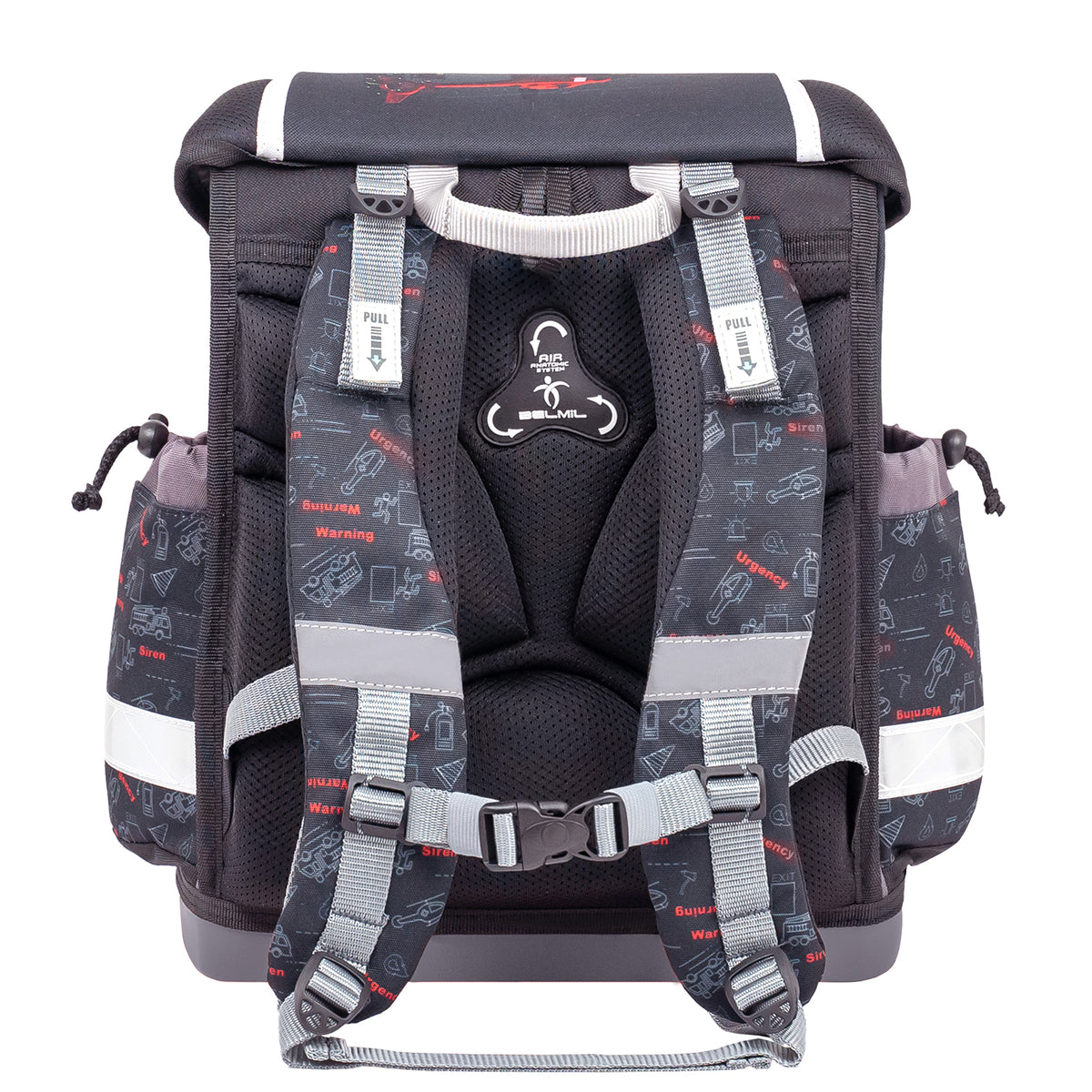 Ergonomic School Bag – Belmil Classy Firetruck 2