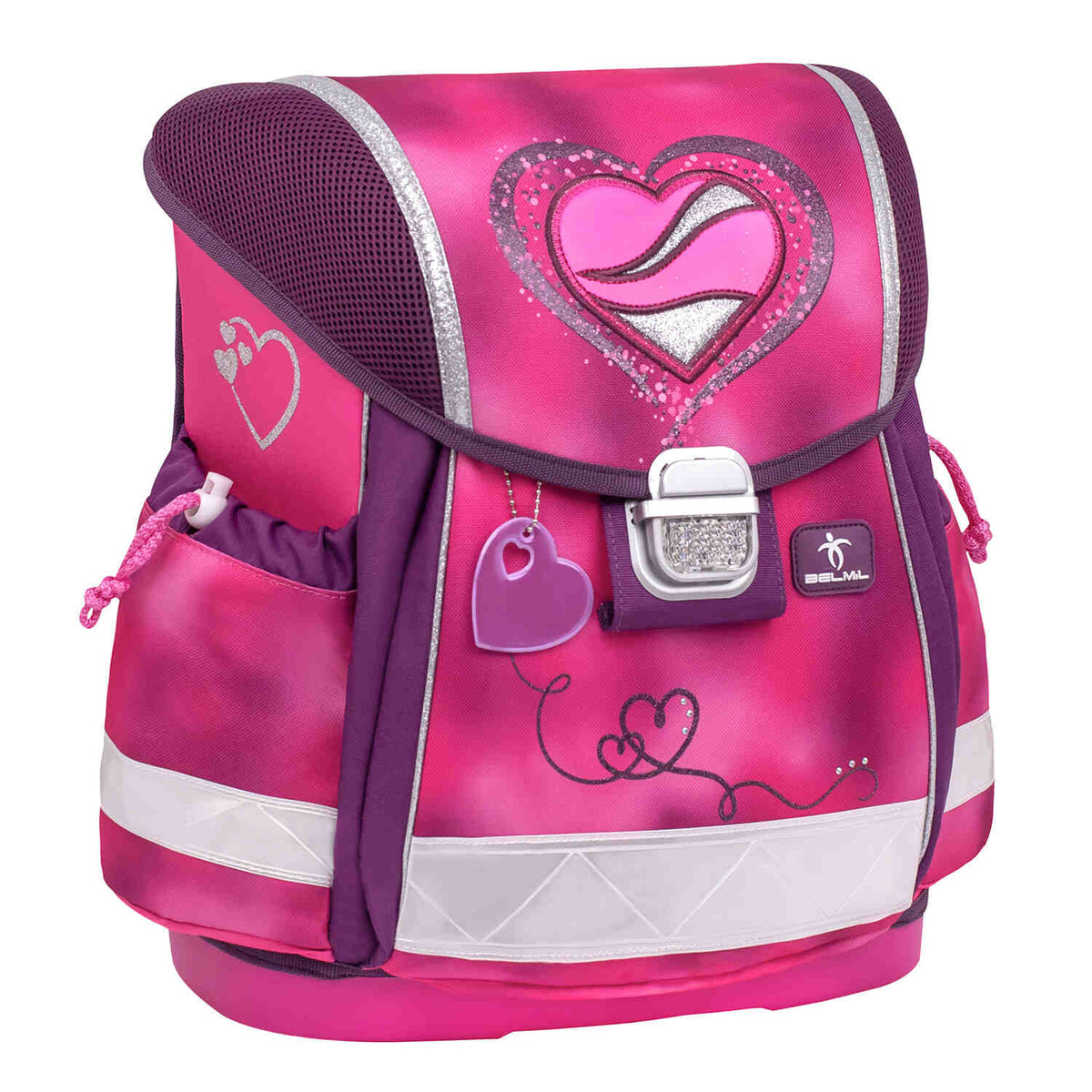 Ergonomic School Bag – Belmil Classy Shiny Pink
