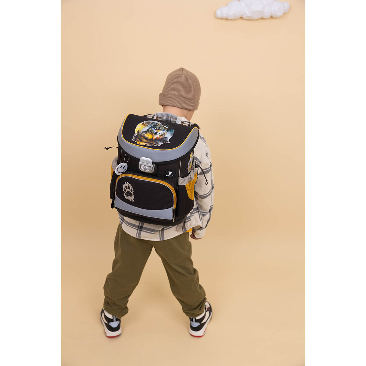 Ergonomic School Bag for Boys – Belmil Mini-Fit Moonless Night