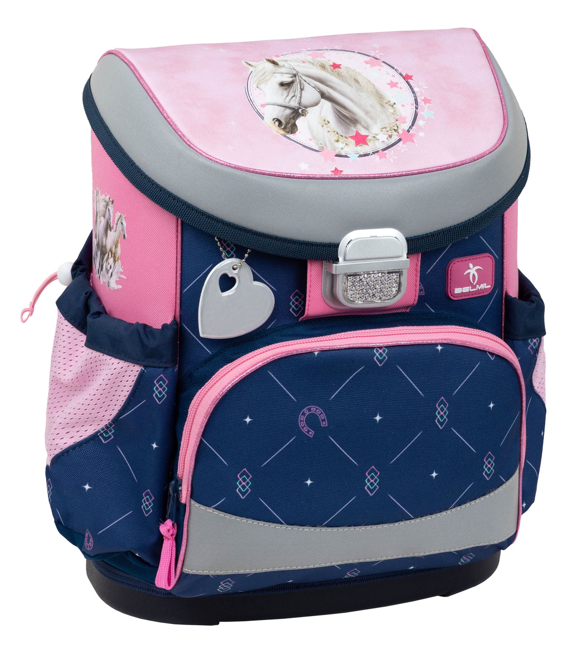 Ergonomic School Bag for Girls – Belmil Mini-Fit Amazing Horses