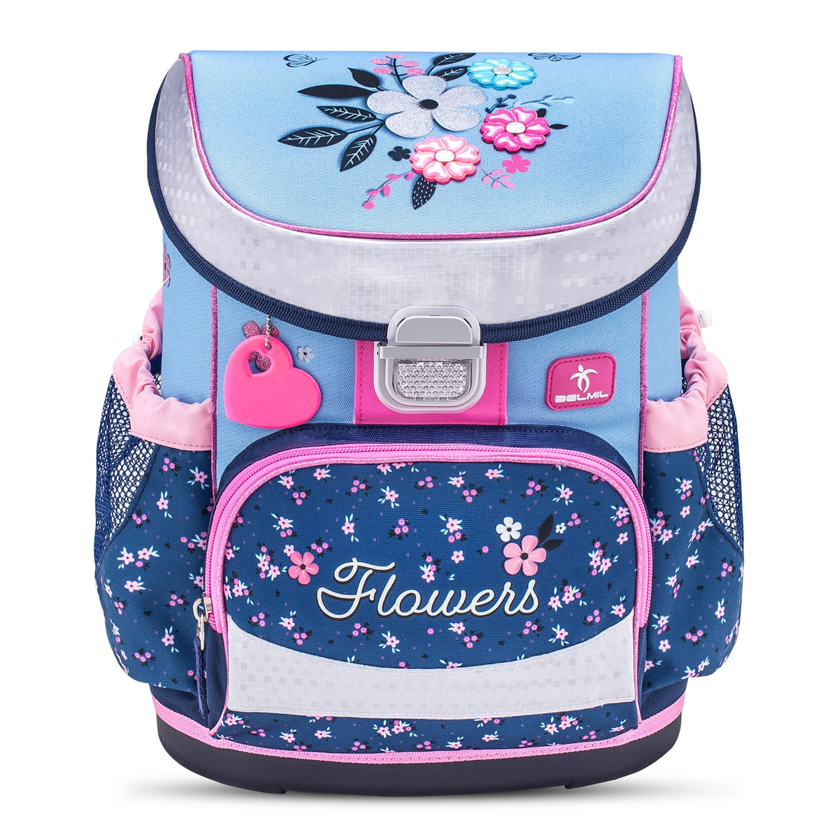 Ergonomic School Bag for Girls - Mini-Fit Flower Patch 2