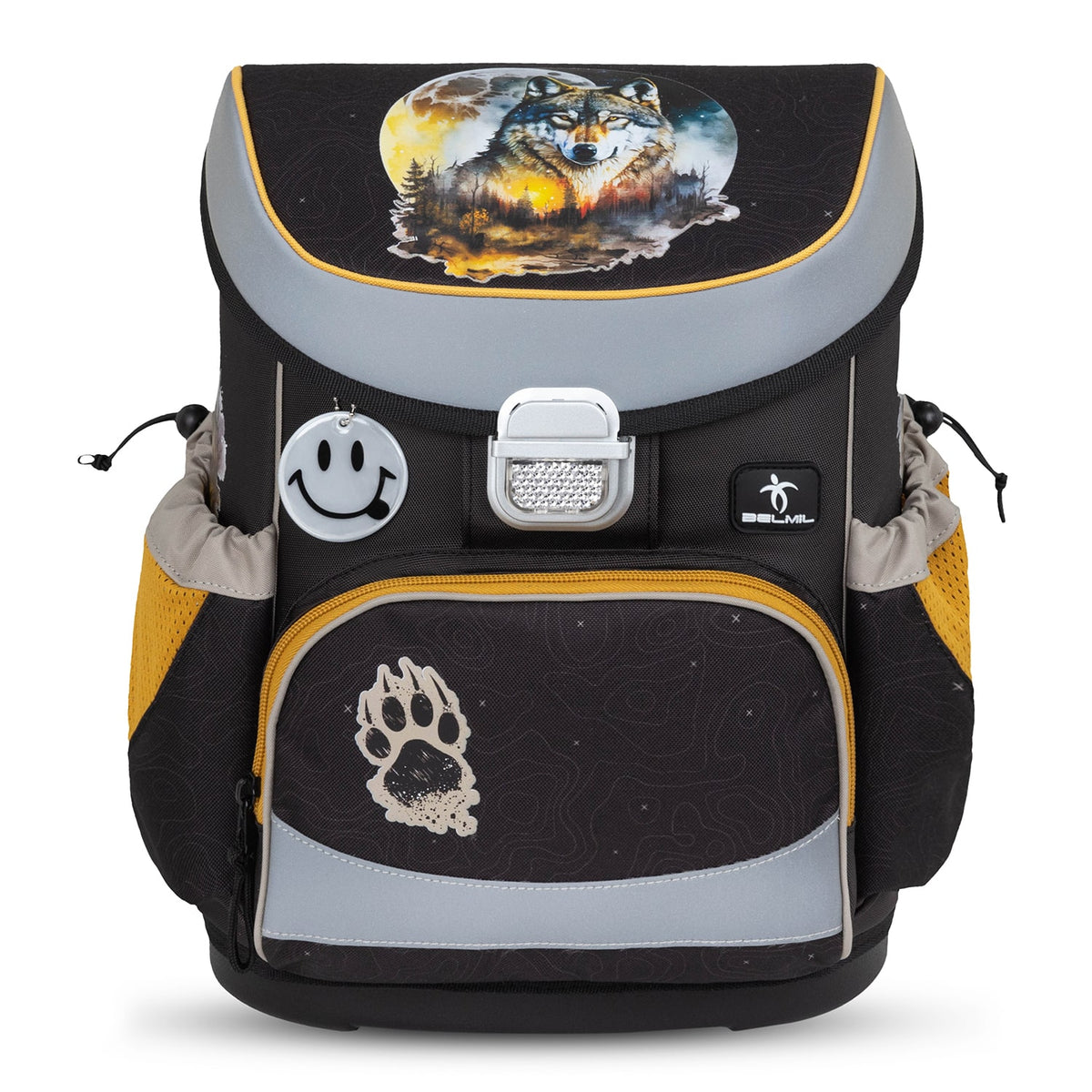 Ergonomic School Bag for Boys – Belmil Mini-Fit Moonless Night