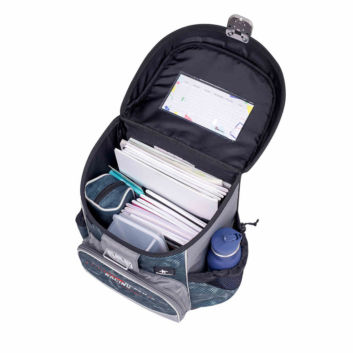 Ergonomic School Bag for Boys - Mini-Fit Red Dots