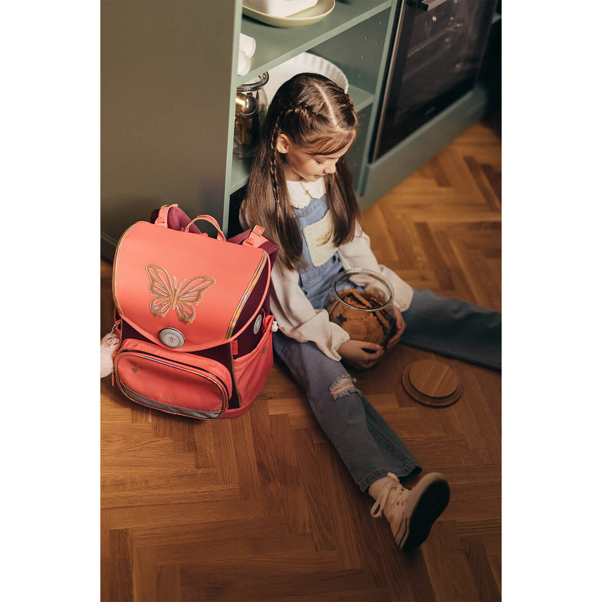 Premium Compact Plus Coral Schulranzen Set 5tlg.