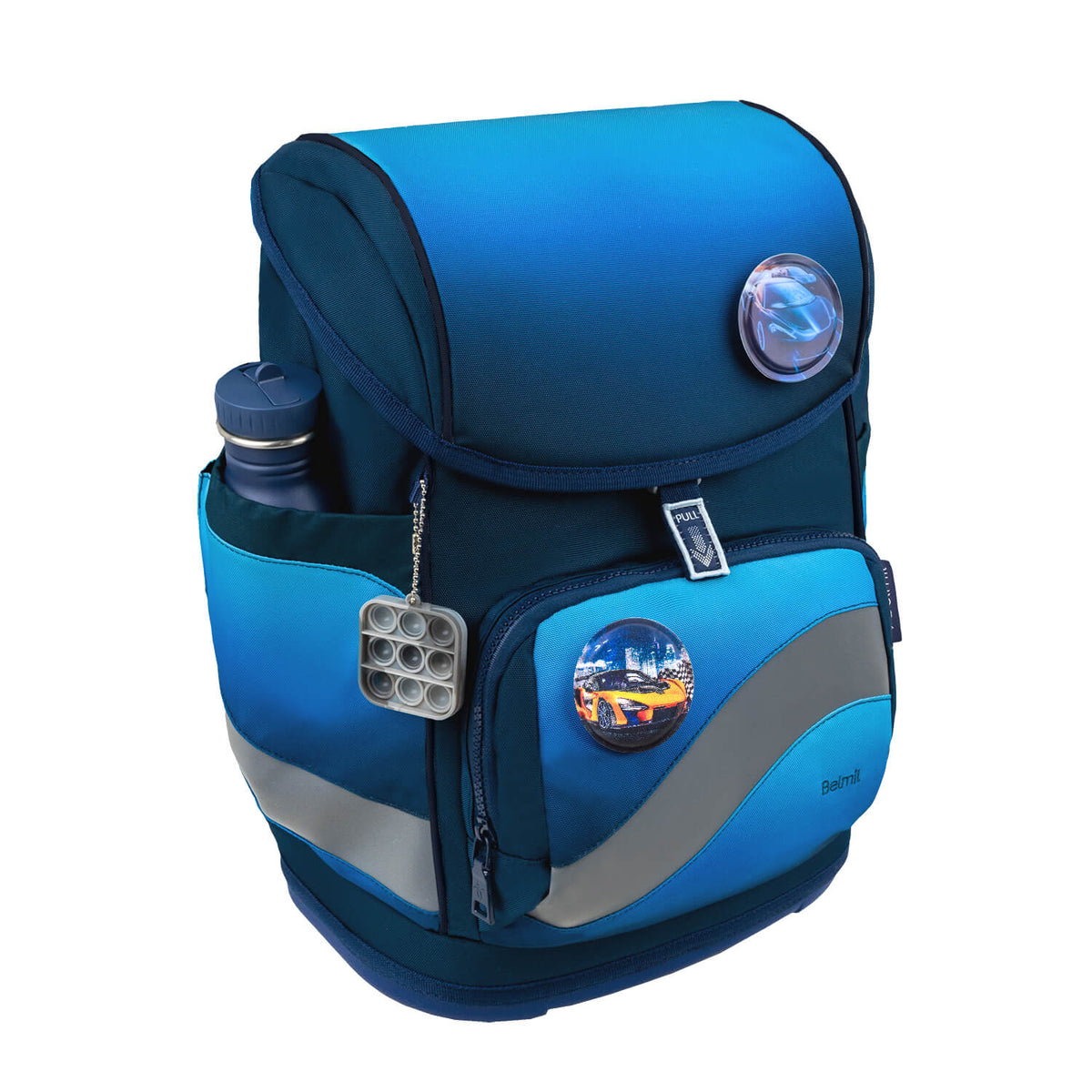 Premium Belmil School Bag Set for Boys – Smarty Plus Blue Navy schoolbag set 6 pcs