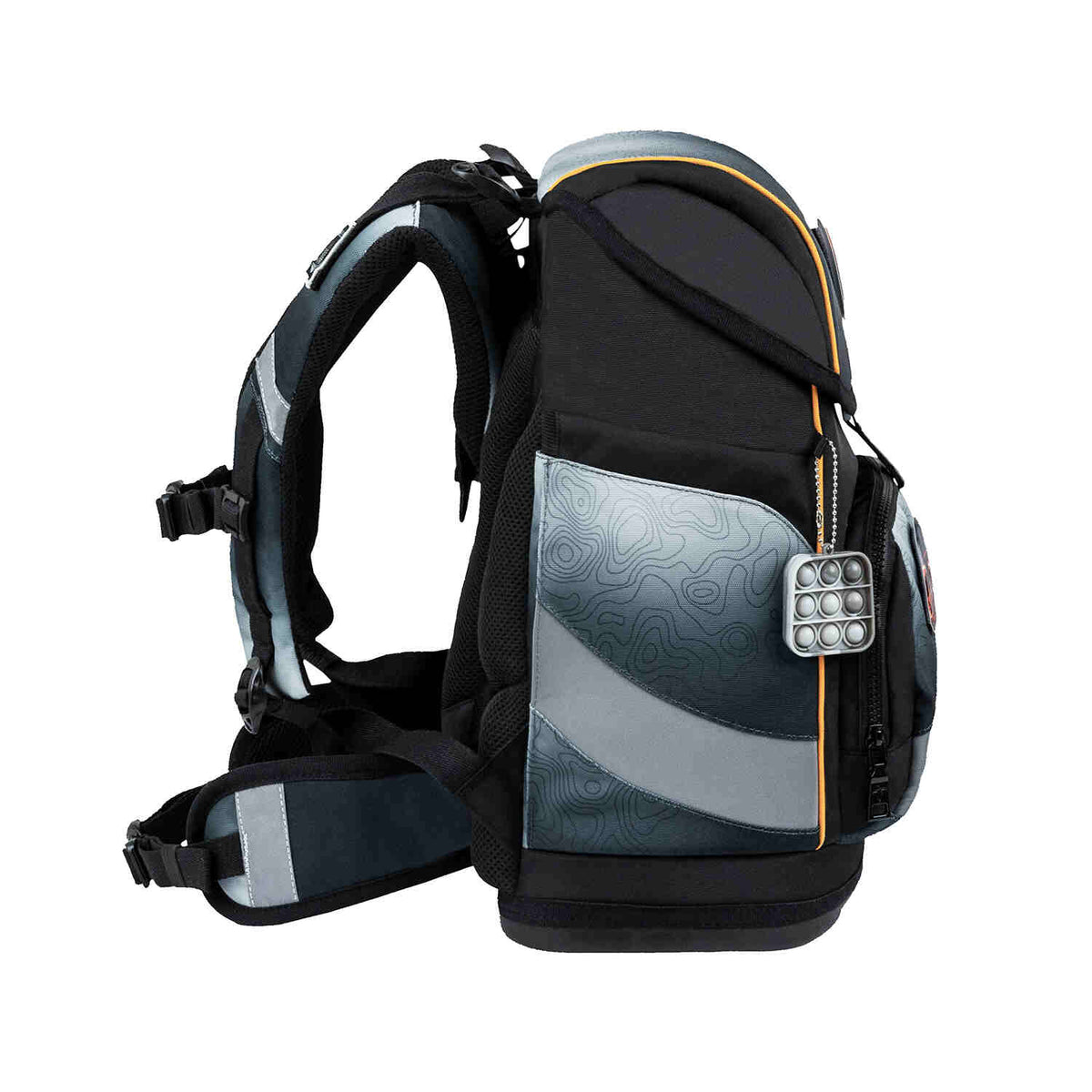 Smarty Plus Black Grey Schulranzen Set 5tlg.