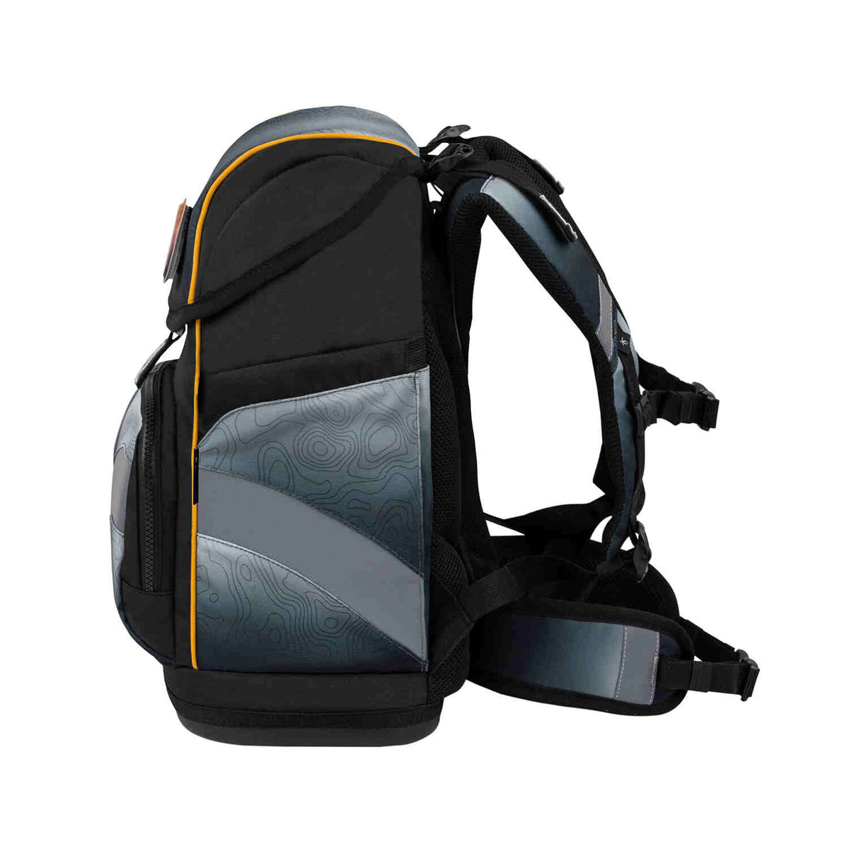 Smarty Plus Black Grey Schulranzen Set 5tlg.