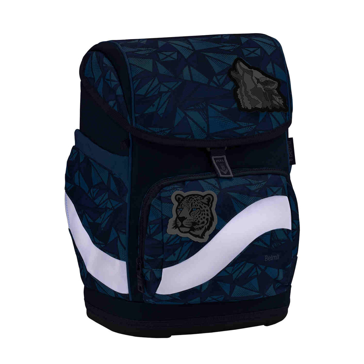 Premium Belmil School Bag Set for Boys – Smarty Plus Glacier Blue schoolbag set 5 pcs