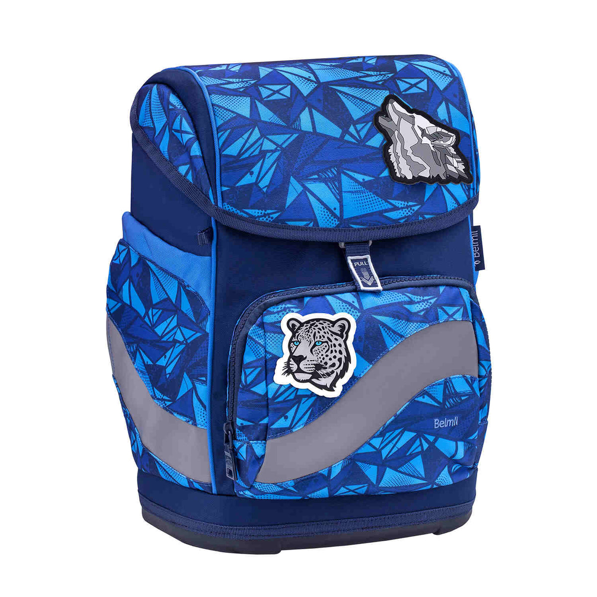 Premium Belmil School Bag Set for Boys – Smarty Plus Glacier Blue schoolbag set 5 pcs