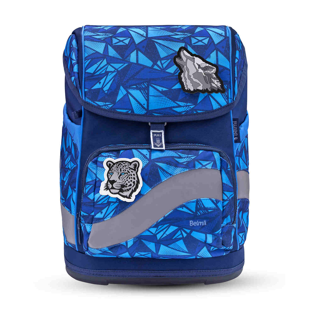 Premium Belmil School Bag Set for Boys – Smarty Plus Glacier Blue schoolbag set 5 pcs