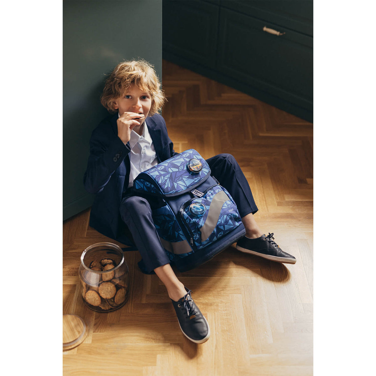Smarty Plus Glacier Blue Schulranzen Set 5tlg.