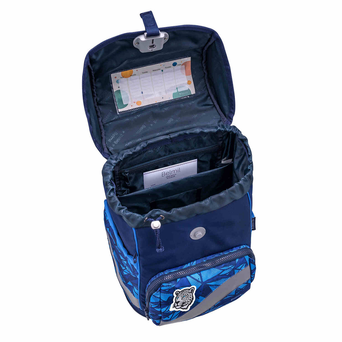 Premium Belmil School Bag Set for Boys – Smarty Plus Glacier Blue schoolbag set 5 pcs