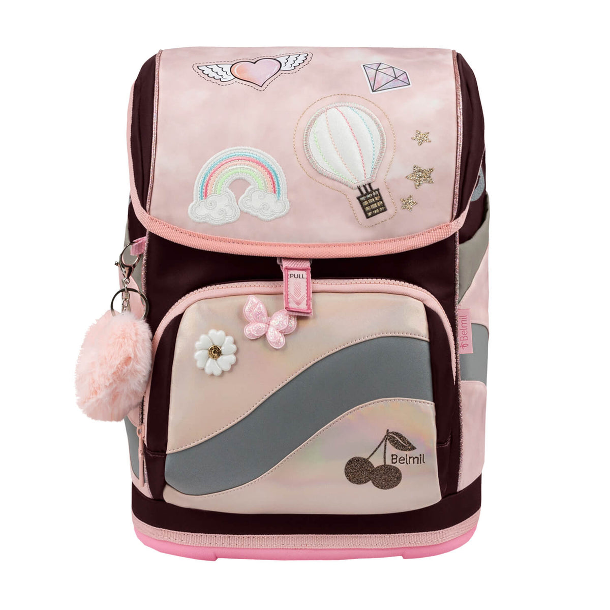 German certified Smarty Plus Glam Schoolbag set 5pcs - Premium School Bag Set for Girls by Belmil.