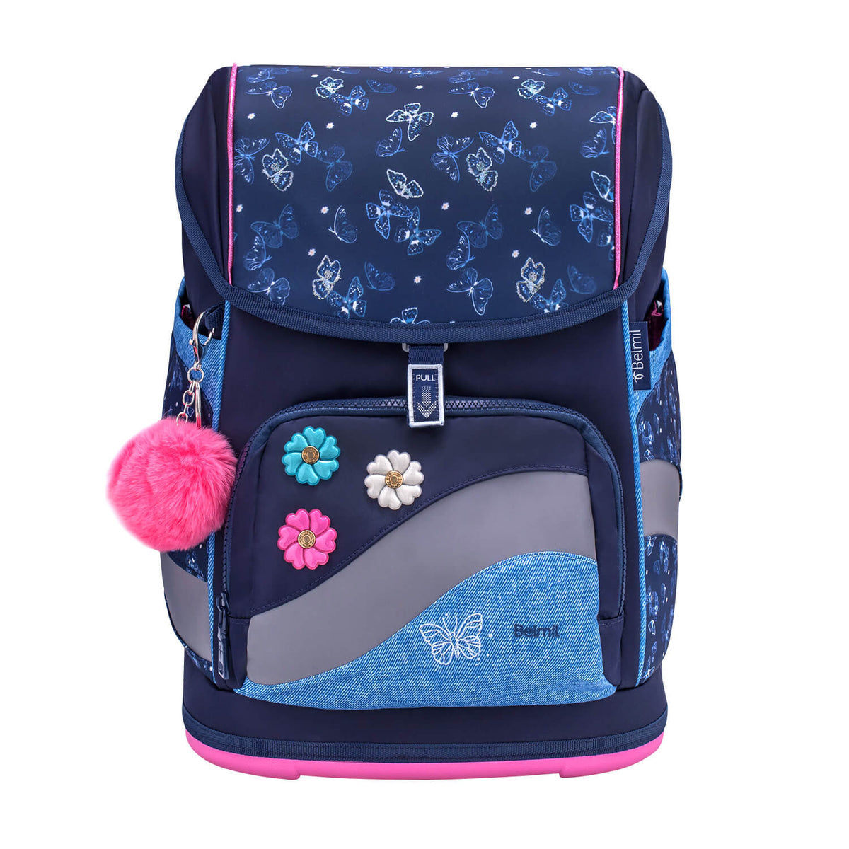 Premium Belmil School Bag Set for Girls – Smarty Plus Sapphire schoolbag set 5 pcs