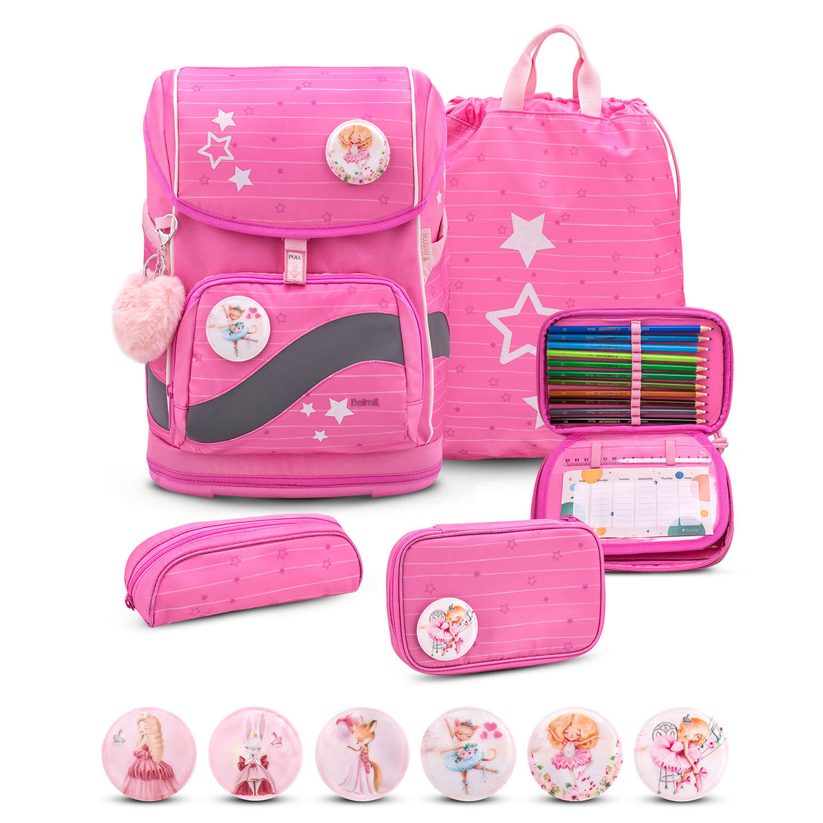 Smarty Plus Candy Schulranzen Set 5tlg.