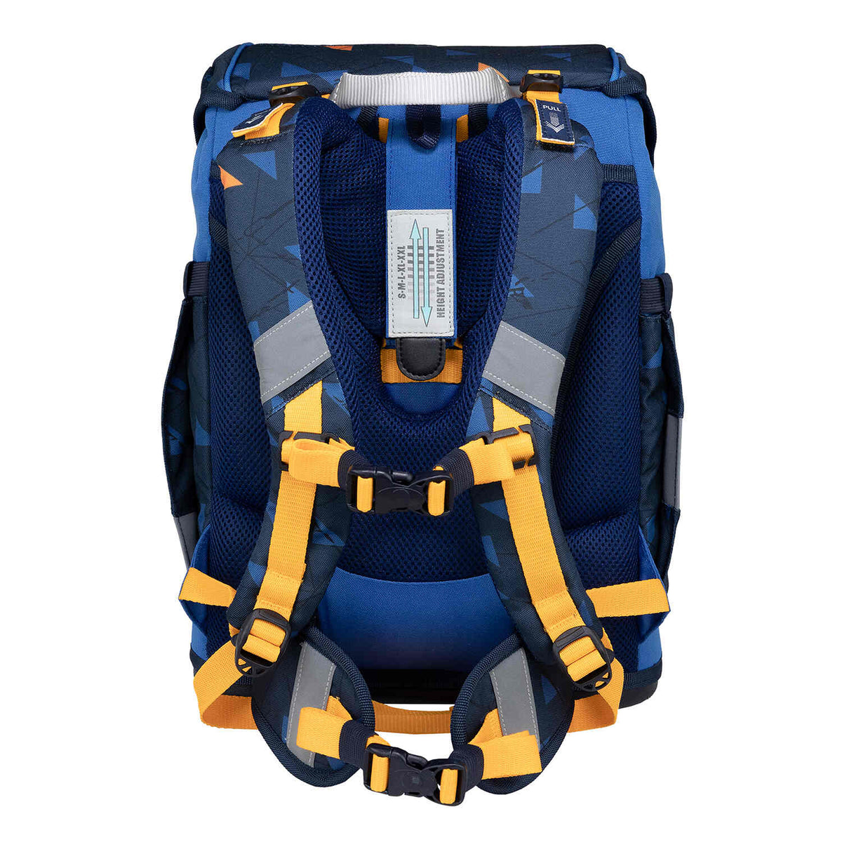 The zip pouch from the Belmil Smarty Energy3 Ergonomic School Bag Set – 5-Piece Set with 9 Interchangeable Patches and Hip Belt.