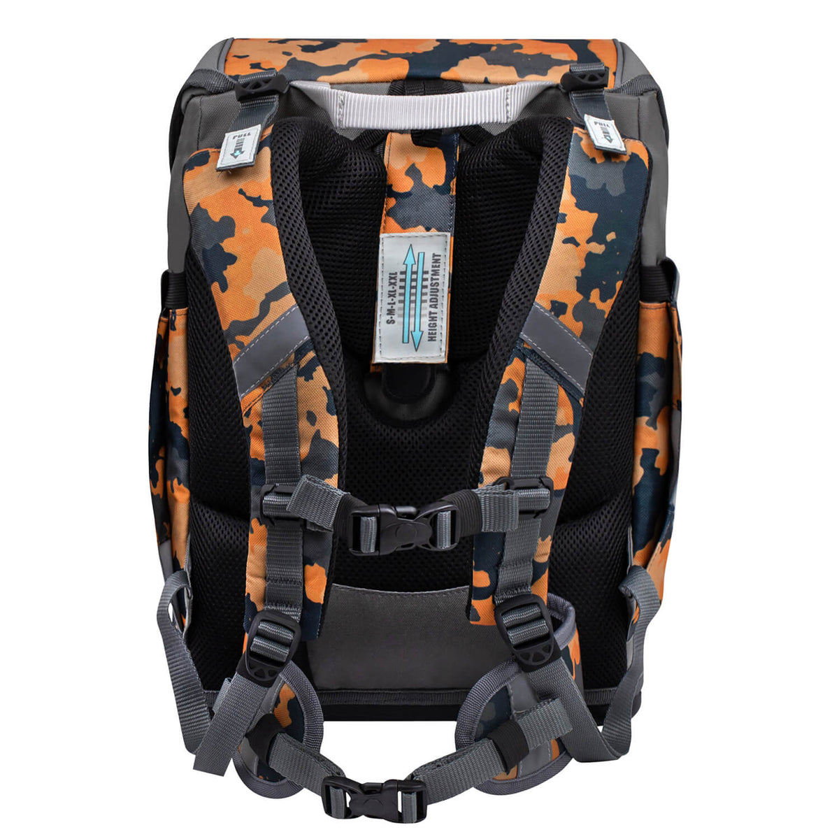 Smarty Orange Camouflage Schulranzen Set 5 tlg.