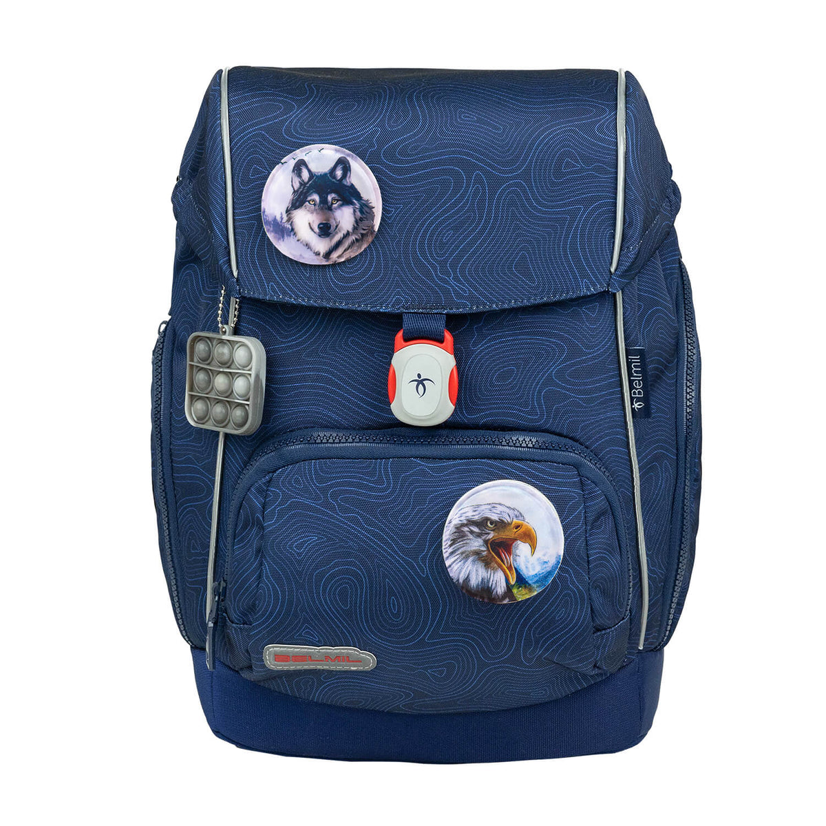 Premium Comfy Plus Topographic Schoolbag set 5pcs.