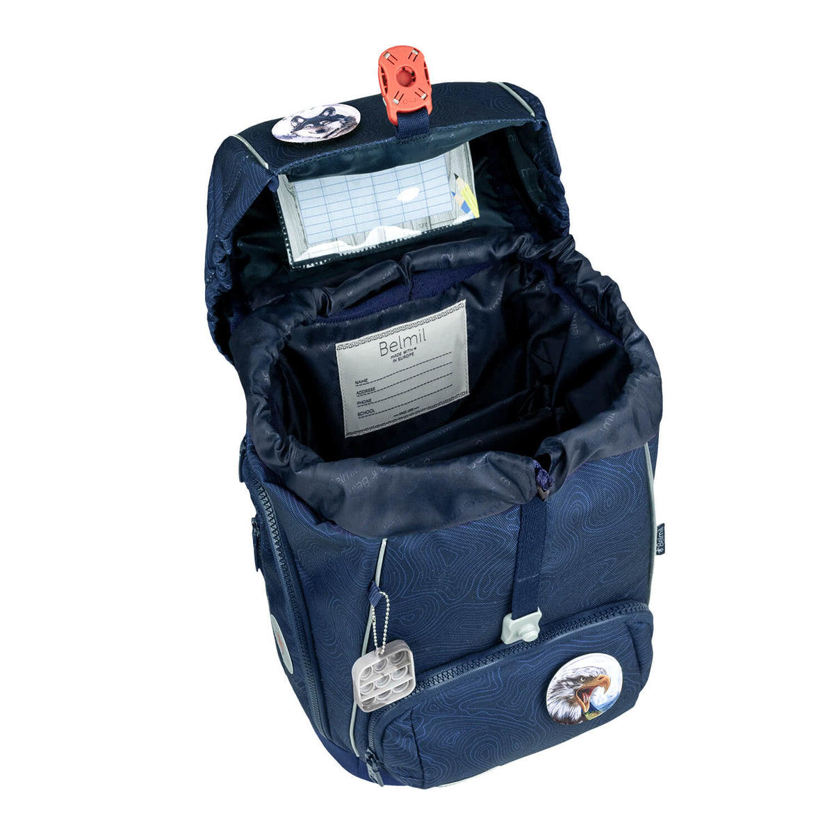 Premium Comfy Plus Topographic Schoolbag set 5pcs.