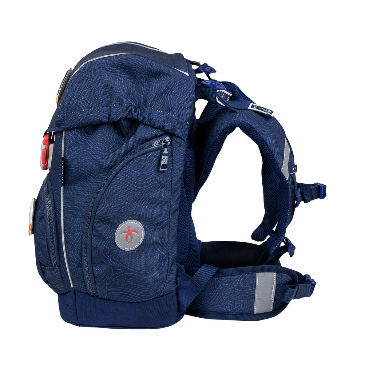 Premium Comfy Plus Topographic Schoolbag set 5pcs.