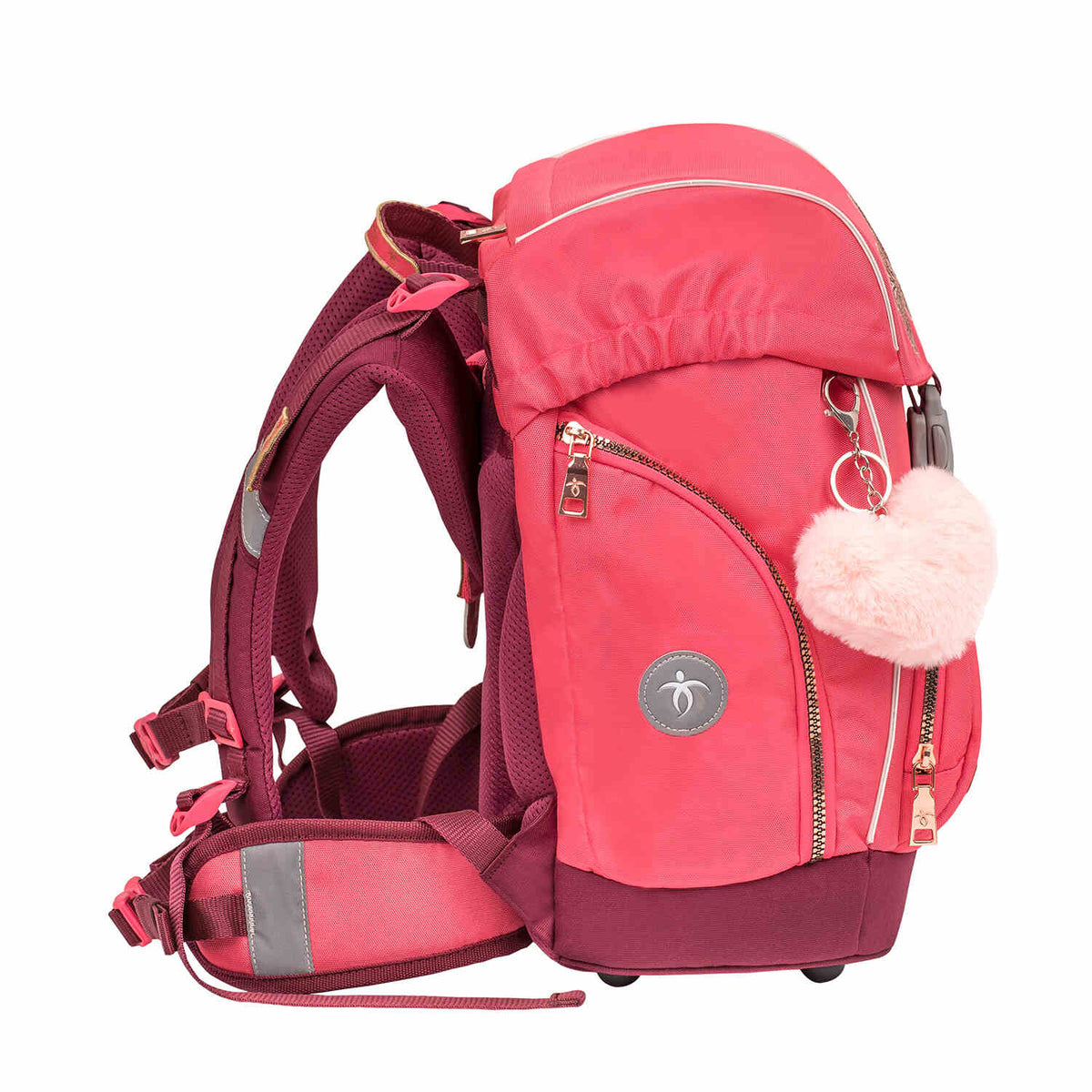 Premium Comfy Plus Coral Schulranzen Set 5tlg.