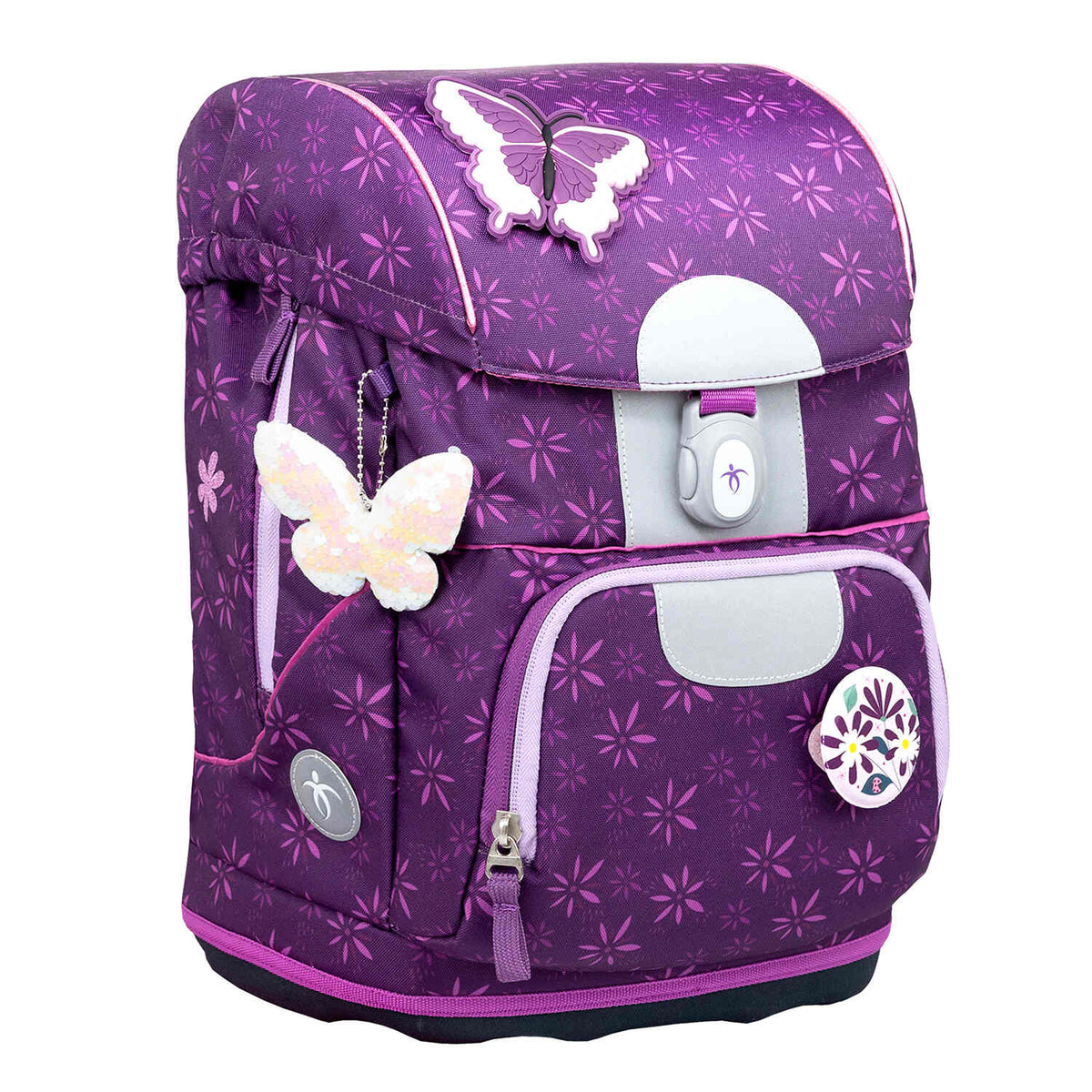 Motion Purple Spring Schulranzen Set 4tlg.