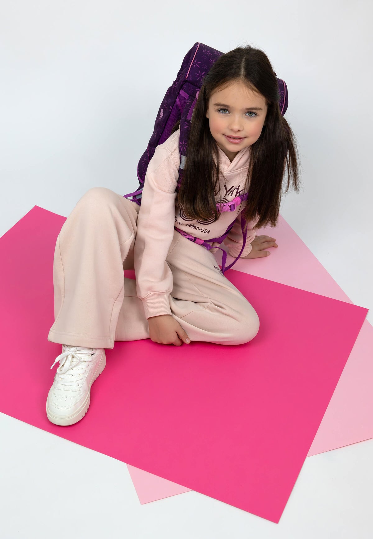 Motion Purple Spring Schulranzen Set 4tlg.